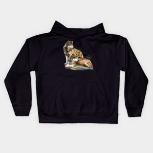 Alpha Wolves Kids Hoodie